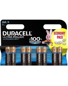Батарейка LR6 Ultra Power 8шт size АА MX1500 Duracell