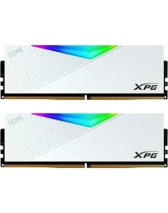 Модуль памяти DDR5 32GB 2 16GB AX5U5600C3632G DCLARWH XPG Lancer RGB PC5 44800 5600MHz CL36 heatsink Adata