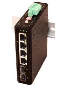 Коммутатор SW 80402 I port 60W 240W промышленный PoE Gigabit Ethernet на 6 портов Osnovo