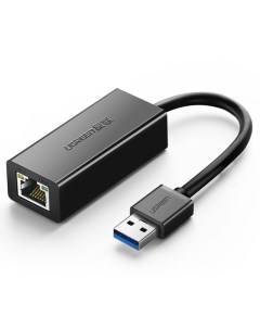 Адаптер 20256 USB 3 0 to Gigabit Ethernet черный Ugreen