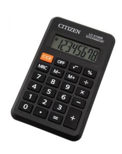Калькулятор карманный LC 310NR LC 310N 8 разрядов 115x69х19мм Citizen