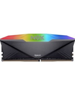 Модуль памяти DDR4 8GB AH4U08G32C28YNBAA 1 NOX RGB PC4 25600 3200MHz CL16 1 35V Apacer