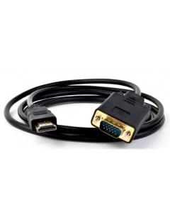 Кабель адаптер KS 441 HDMI M VGA M full с чипом черно черный 1 8м Ks-is