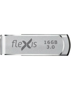 Накопитель USB 3 1 16GB RS 105 Gen 1 5 Гбит с серебристый Flexis