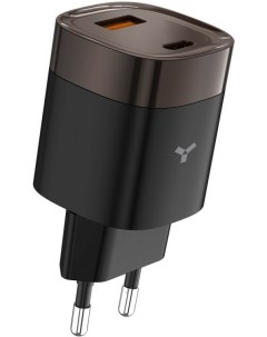 Зарядное устройство сетевое Amethyst 33WCA Black быстрая зарядка USB USB Type C Accesstyle