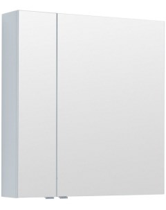 Зеркало шкаф Алвита New 80 белый матовый Aquanet