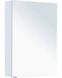 Зеркало шкаф Алвита New 60 белый матовый Aquanet