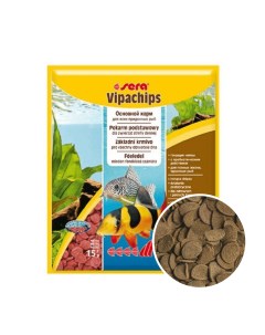Vipachips корм для придонных рыб чипсы пак 15г Sera