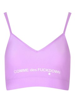 Топ с логотипом Comme des fuckdown