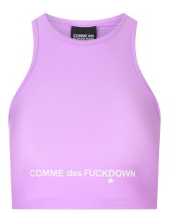 Топ с логотипом Comme des fuckdown