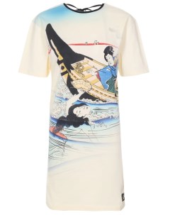 Платье футболка с принтом Kenzo
