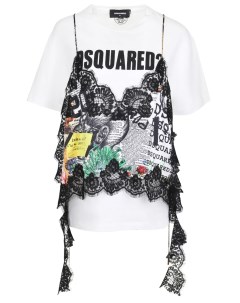 Хлопковая футболка Dsquared2