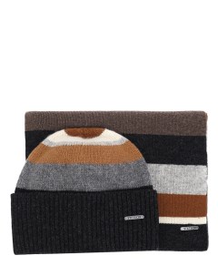 Комплект шерстяной шапка и шарф Stetson