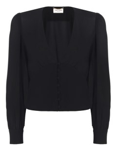 Блуза из вискозы Saint laurent