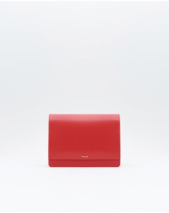 Красная миниатюрная сумка кроссбоди из натуральной кожи Fetiche
