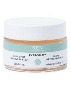 EVERCALM Ночной восстанавливающий бальзам для чувствительной кожи лица Ren clean skincare