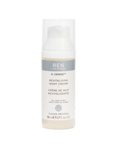 V CENSE Ночной восстанавливающий крем для лица против первых признаков старения кожи Ren clean skincare