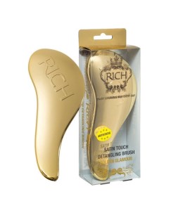 Satin Touch Detangling Brush Golden Glamour Щетка для волос золотая Rich