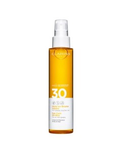 Huile en Brume Solaire Солнцезащитное масло спрей для тела и волос SPF30 Clarins