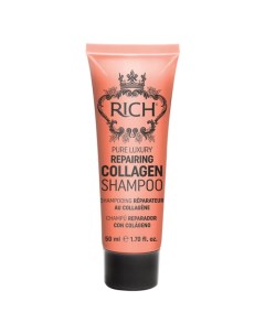 Pure Luxury Repairing Collagen Shampoo Шампунь восстанавливающий с коллагеновым уходом в дорожном фо Rich
