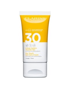 Creme Solaire Toucher Sec Visage Солнцезащитный крем для лица SPF30 Clarins