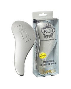 Satin Touch Detangling Brush Silver Sparkle Щетка для волос серебрянная Rich