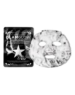 BUBBLESHEET Очищающая тканевая маска для лица Glamglow