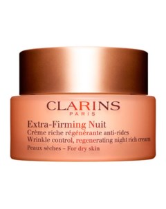 Extra Firming Регенерирующий ночной крем против морщин для сухой кожи Clarins