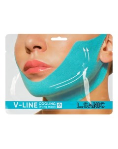 V line cooling lifting face mask Маска бандаж для коррекции овала лица с охлаждающим эффектом L'sanic