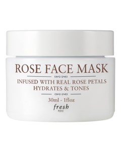 ROSE FACE MASK Маска для лица для глубокого увлажнения кожи в дорожном формате Fresh