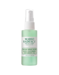 CUCUMBER Спрей для лица с алоэ огурцом и зеленым чаем в дорожном формате Mario badescu