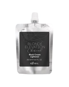 Крем осветляющий черный угольный для волос BLONDE ELEVATION CHARCOAL Black Cream Lightener 250 г Kaaral