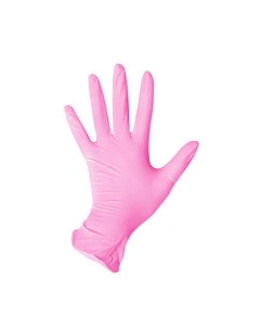 Перчатки нитриловые розовые L NitriMax 100 шт Чистовье