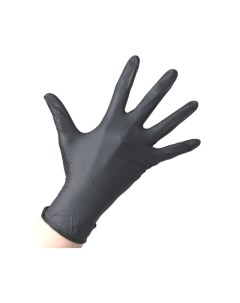 Перчатки нитриловые черные М NitriMax 100 шт Чистовье