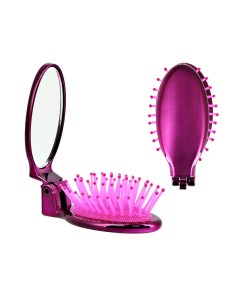 Расческа для волос с зеркалом Lady pink