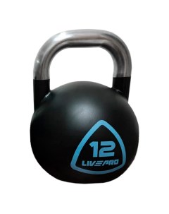 Соревновательная гиря 12 кг Steel Competition Kettlebell LP8042 12 Live pro