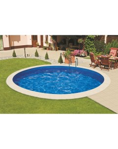Морозоустойчивый бассейн круглый глубина 1 5 м диаметр 5 м мозайка 3EXB0094 3BZA1080 Ibiza