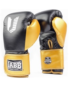 Перчатки боксерские иск кожа 10ун JE 4081 US Ring черный золото Jabb