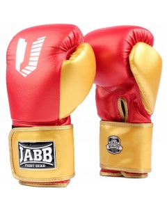 Перчатки боксерские иск кожа 8ун JE 4081 US Ring красный золото Jabb