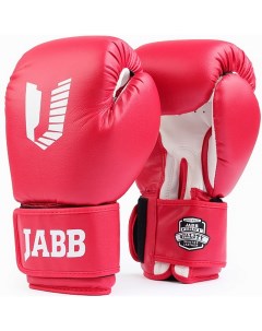 Перчатки боксерские иск кожа 8ун JE 4068 Basic Star красный Jabb
