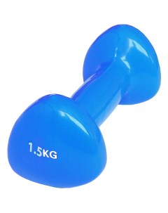 Гантель виниловая 1 5 кг HKDB1255 синий Sportex