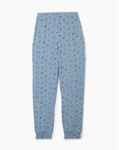 Синие пижамные брюки Jogger с цветочным принтом Gloria jeans