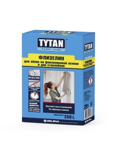 Клей для флизелиновых обоев Euro line Флизелин с индикатором 250 г Tytan