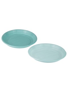 Набор тарелок одноразовых пластиковых 20 5 см 6 шт Домовой