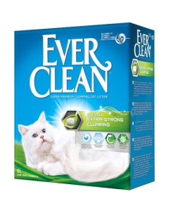 Extra Strong Clumping Scented Комкующийся глиняный наполнитель для кошек ароматизированный 6 л Ever clean