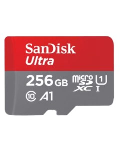 Карта памяти MicroSDXC 256GB SDSQUAC 256G GN6MN Ultra A1 C10 U1 UHS I 150MB S без адаптера Sandisk