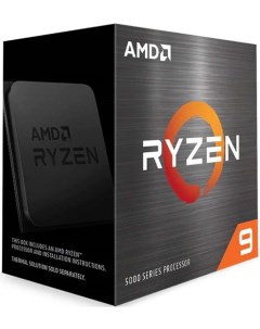 Процессор Ryzen 9 5950X 100 100000059WOF Zen 3 16C 32T 3 4 4 9GHz AM4 L3 64MB 7nm 105W BOX w o coole Amd
