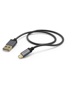 Кабель интерфейсный USB 2 0 00173625 microUSB B m USB A m 1 5м черный Hama