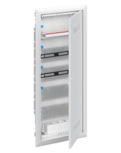 Шкаф 2CPX031386R9999 мультимедийный с дверью с вентиляционными отверстиями UK660MV 5 рядов Abb