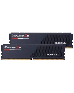Модуль памяти DDR5 64GB 2 32GB F5 6400J3239G32GX2 RS5K RIPJAWS S5 black PC5 51200 6400MHz CL32 1 4V G.skill